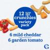 Gerber Lil' Crunchies, Garden Tomato and Mild Cheddar, Snacks for Babies, Stage 3 Baby Food Snacks, Variety Pack,12-Pack view 2