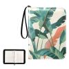 OTVEE Banana Leaf Card Binder 4 Pocket Trading Card Binder Holder Fits 400 Cards with 50 Sleeves Card Collection Binder Album Book Holder for Baseball Football Games Cards view 2