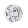 4pcs 2.2 Inches Metal Wheel Rims Hub with Brake Disc, Aluminum Alloy Wheel Hub for 1/10 RC Car, Compatible with Axial SCX10 90046 SCX10 III - 4 Wraith Capra view 2
