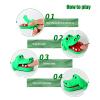 3pcs Children Cartoon Animal Teeth Toys Game Cute Biting Finger Toy Key Chain Set (A mini Hand-Biting (Random Color)) view 2