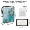 OTVEE Marine Turtle Card Binder 4 Pocket Trading Card Binder Holder Fits 400 Cards with 50 Sleeves Card Collection Binder Album Book Holder for Baseball Football Games Cards view 3