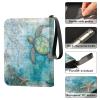 OTVEE Marine Turtle Card Binder 4 Pocket Trading Card Binder Holder Fits 400 Cards with 50 Sleeves Card Collection Binder Album Book Holder for Baseball Football Games Cards view 4