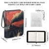OTVEE Steam Train Card Binder 4 Pocket Trading Card Binder Holder Fits 400 Cards with 50 Sleeves Card Collection Binder Album Book Holder for Baseball Football Games Cards view 3