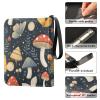 OTVEE Butterflies and Mushrooms Card Binder 4 Pocket Trading Card Binder Holder Fits 400 Cards with 50 Sleeves Card Collection Binder Album Book Holder for Baseball Football Games Cards view 4