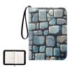 OTVEE Textured Stone Card Binder 4 Pocket Trading Card Binder Holder Fits 400 Cards with 50 Sleeves Card Collection Binder Album Book Holder for Baseball Football Games Cards view 2
