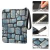 OTVEE Textured Stone Card Binder 4 Pocket Trading Card Binder Holder Fits 400 Cards with 50 Sleeves Card Collection Binder Album Book Holder for Baseball Football Games Cards view 4