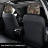 2 Pack Cold Tree Camouflage Print Universal Car Headrest Cover Elastic, Cute Stylish Car Seat Head Rest Cover Protector, Interior Front & Rear Seat Headrest Pads Decor For Womens Car Suv Auto view 3