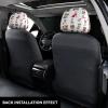 2 Pack Cute Chihuahua Pug Pattern Print Universal Car Headrest Cover Elastic, Cute Stylish Car Seat Head Rest Cover Protector, Interior Front & Rear Seat Headrest Pads Decor For Womens Car Suv Auto view 3