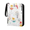 OTVEE Cartoon Snowman Tree Card Binder 4 Pocket Trading Card Binder Holder Fits 400 Cards with 50 Sleeves Card Collection Binder Album Book Holder for Baseball Football Games Cards view 1