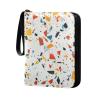 OTVEE Terrazzo Card Binder 4 Pocket Trading Card Binder Holder Fits 400 Cards with 50 Sleeves Card Collection Binder Album Book Holder for Baseball Football Games Cards view 1