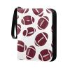 OTVEE Red Americans Football Card Binder 4 Pocket Trading Card Binder Holder Fits 400 Cards with 50 Sleeves Card Collection Binder Album Book Holder for Baseball Football Games Cards view 1