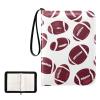 OTVEE Red Americans Football Card Binder 4 Pocket Trading Card Binder Holder Fits 400 Cards with 50 Sleeves Card Collection Binder Album Book Holder for Baseball Football Games Cards view 2