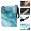 OTVEE Marble Green Card Binder 4 Pocket Trading Card Binder Holder Fits 400 Cards with 50 Sleeves Card Collection Binder Album Book Holder for Baseball Football Games Cards view 4