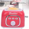 Jauarta Kids Toaster Toy Childrens Bread Maker Toy Kitchen Appliance with Accessories for Kids Aged 3 and Up view 3