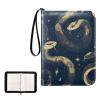 OTVEE Blue Snake Card Binder 4 Pocket Trading Card Binder Holder Fits 400 Cards with 50 Sleeves Card Collection Binder Album Book Holder for Baseball Football Games Cards view 2