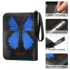 OTVEE Butterfly Card Binder 4 Pocket Trading Card Binder Holder Fits 400 Cards with 50 Sleeves Card Collection Binder Album Book Holder for Baseball Football Games Cards view 4