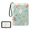 OTVEE Cartoon Book Pencil Card Binder 4 Pocket Trading Card Binder Holder Fits 400 Cards with 50 Sleeves Card Collection Binder Album Book Holder for Baseball Football Games Cards view 2
