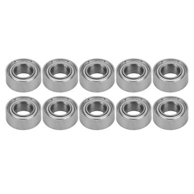 10PCS RC Ball Bearings Steel RC Ball Bearing Kit, Wear Resistant Upgrade Accessories for 1/10 1/8 ZD Racing Car, High Precision Low Friction Bearings with Smooth