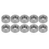10PCS RC Ball Bearings Steel RC Ball Bearing Kit, Wear Resistant Upgrade Accessories for 1/10 1/8 ZD Racing Car, High Precision Low Friction Bearings with Smooth view 1
