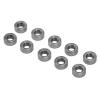 10PCS RC Ball Bearings Steel RC Ball Bearing Kit, Wear Resistant Upgrade Accessories for 1/10 1/8 ZD Racing Car, High Precision Low Friction Bearings with Smooth view 4