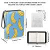 OTVEE Banana Card Binder 4 Pocket Trading Card Binder Holder Fits 400 Cards with 50 Sleeves Card Collection Binder Album Book Holder for Baseball Football Games Cards view 3