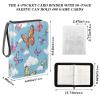 OTVEE Butterfly Cloud Card Binder 4 Pocket Trading Card Binder Holder Fits 400 Cards with 50 Sleeves Card Collection Binder Album Book Holder for Baseball Football Games Cards view 3