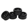 4pcs 1.9 Inch RC Beadlock Wheel Hub, Aluminum Alloy Beadlock Rim for Axial SCX10 90046, 8 - Hole Metal Wheel Hub with Realistic Design for 1/10 RC Crawler Car Upgrade (Black) view 4