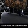 2 Pack Gears Clock Bronze Century Print Universal Car Headrest Cover Elastic, Cute Stylish Car Seat Head Rest Cover Protector, Interior Front & Rear Seat Headrest Pads Decor For Womens Car Suv Auto view 4