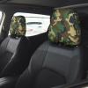 hgnblsip 2 Pack Green Military Camo Print Universal Car Headrest Cover Elastic, Cute Stylish Car Seat Head Rest Cover Protector, Interior Front & Rear Seat Headrest Pads Decor for Womens Car SUV Auto view 2