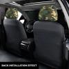 hgnblsip 2 Pack Green Military Camo Print Universal Car Headrest Cover Elastic, Cute Stylish Car Seat Head Rest Cover Protector, Interior Front & Rear Seat Headrest Pads Decor for Womens Car SUV Auto view 3