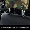 hgnblsip 2 Pack Green Military Camo Print Universal Car Headrest Cover Elastic, Cute Stylish Car Seat Head Rest Cover Protector, Interior Front & Rear Seat Headrest Pads Decor for Womens Car SUV Auto view 4