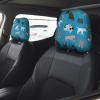 hgnblsip 2 Pack Dog Show Print Universal Car Headrest Cover Elastic, Cute Stylish Car Seat Head Rest Cover Protector, Interior Front & Rear Seat Headrest Pads Decor for Womens Car SUV Auto view 2