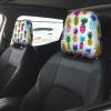 hgnblsip 2 Pack Rainbow Pineapple Print Universal Car Headrest Cover Elastic, Cute Stylish Car Seat Head Rest Cover Protector, Interior Front & Rear Seat Headrest Pads Decor for Womens Car SUV Auto view 2