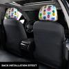 hgnblsip 2 Pack Rainbow Pineapple Print Universal Car Headrest Cover Elastic, Cute Stylish Car Seat Head Rest Cover Protector, Interior Front & Rear Seat Headrest Pads Decor for Womens Car SUV Auto view 3