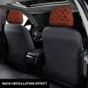 hgnblsip 2 Pack Lingge Print Universal Car Headrest Cover Elastic, Cute Stylish Car Seat Head Rest Cover Protector, Interior Front & Rear Seat Headrest Pads Decor for Womens Car SUV Auto view 3
