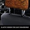 hgnblsip 2 Pack Wine Cork Print Universal Car Headrest Cover Elastic, Cute Stylish Car Seat Head Rest Cover Protector, Interior Front & Rear Seat Headrest Pads Decor for Womens Car SUV Auto view 4