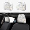 hgnblsip 2 Pack Marbling Texture Print Universal Car Headrest Cover Elastic, Cute Stylish Car Seat Head Rest Cover Protector, Interior Front & Rear Seat Headrest Pads Decor for Womens Car SUV Auto view 1