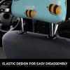 hgnblsip 2 Pack Cartoon Bee Pattern Print Universal Car Headrest Cover Elastic, Cute Stylish Car Seat Head Rest Cover Protector, Interior Front & Rear Seat Headrest Pads Decor for Womens Car SUV Auto view 4