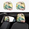 hgnblsip 2 Pack Dragonfly Print Universal Car Headrest Cover Elastic, Cute Stylish Car Seat Head Rest Cover Protector, Interior Front & Rear Seat Headrest Pads Decor for Womens Car SUV Auto view 1