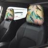 hgnblsip 2 Pack Dragonfly Print Universal Car Headrest Cover Elastic, Cute Stylish Car Seat Head Rest Cover Protector, Interior Front & Rear Seat Headrest Pads Decor for Womens Car SUV Auto view 2