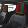2 Pack African Style Patchwork 1 Print Universal Car Headrest Cover Elastic, Cute Stylish Car Seat Head Rest Cover Protector, Interior Front & Rear Seat Headrest Pads Decor For Womens Car Suv Auto view 2
