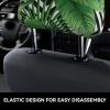 hgnblsip 2 Pack Tropical Leaves Print Universal Car Headrest Cover Elastic, Cute Stylish Car Seat Head Rest Cover Protector, Interior Front & Rear Seat Headrest Pads Decor for Womens Car SUV Auto view 4