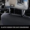 2 Pack Snow Mountain Penguin Print Universal Car Headrest Cover Elastic, Cute Stylish Car Seat Head Rest Cover Protector, Interior Front & Rear Seat Headrest Pads Decor For Womens Car Suv Auto view 4