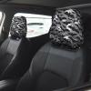 hgnblsip 2 Pack Halloween Bats Grey Print Universal Car Headrest Cover Elastic, Cute Stylish Car Seat Head Rest Cover Protector, Interior Front & Rear Seat Headrest Pads Decor for Womens Car SUV Auto view 2