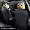 hgnblsip 2 Pack Sports Ball Print Universal Car Headrest Cover Elastic, Cute Stylish Car Seat Head Rest Cover Protector, Interior Front & Rear Seat Headrest Pads Decor for Womens Car SUV Auto view 3