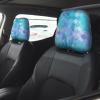hgnblsip 2 Pack Gold Mermaid Scale Print Universal Car Headrest Cover Elastic, Cute Stylish Car Seat Head Rest Cover Protector, Interior Front & Rear Seat Headrest Pads Decor for Womens Car SUV Auto view 2