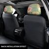 2 Pack Floral Flowers Daisies Print Universal Car Headrest Cover Elastic, Cute Stylish Car Seat Head Rest Cover Protector, Interior Front & Rear Seat Headrest Pads Decor For Womens Car Suv Auto view 3