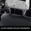 hgnblsip 2 Pack Mathematics Print Print Universal Car Headrest Cover Elastic, Cute Stylish Car Seat Head Rest Cover Protector, Interior Front & Rear Seat Headrest Pads Decor for Womens Car SUV Auto view 4
