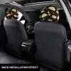 hgnblsip 2 Pack Tuesday Party Print Universal Car Headrest Cover Elastic, Cute Stylish Car Seat Head Rest Cover Protector, Interior Front & Rear Seat Headrest Pads Decor for Womens Car SUV Auto view 3