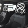 hgnblsip 2 Pack Zigzag Stripe Print Universal Car Headrest Cover Elastic, Cute Stylish Car Seat Head Rest Cover Protector, Interior Front & Rear Seat Headrest Pads Decor for Womens Car SUV Auto view 2